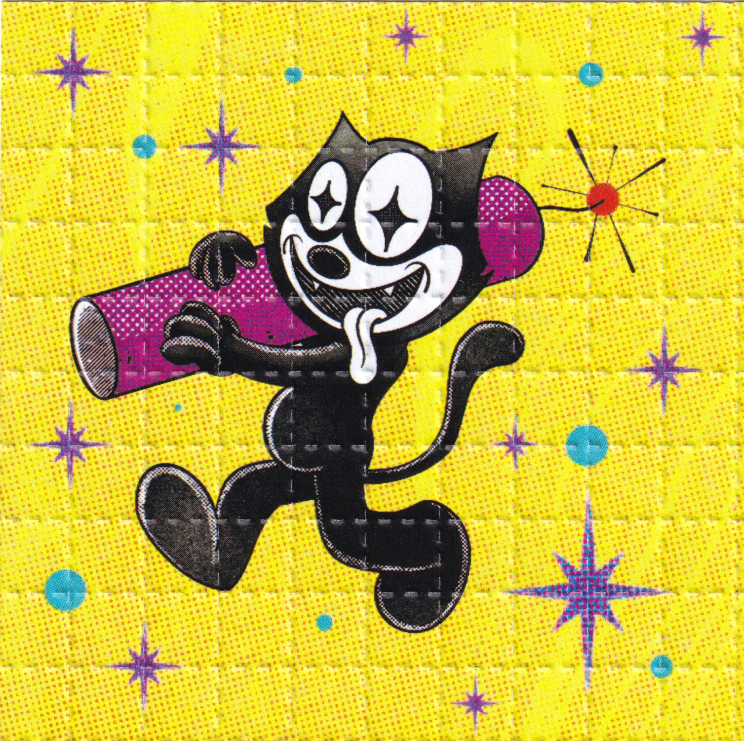 Felix The Cat LSD Acid Blotter Art