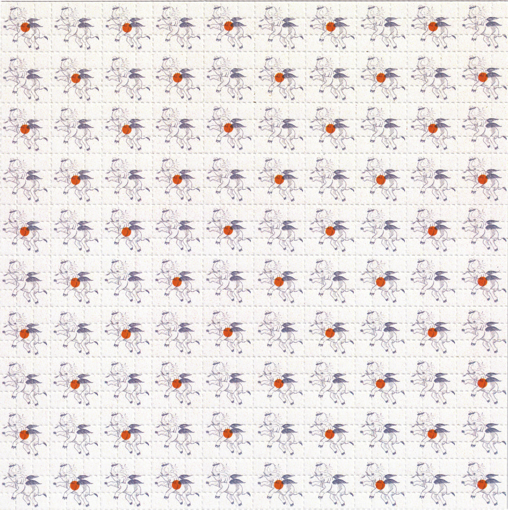Flying Elephants LSD Blotter Art Print
