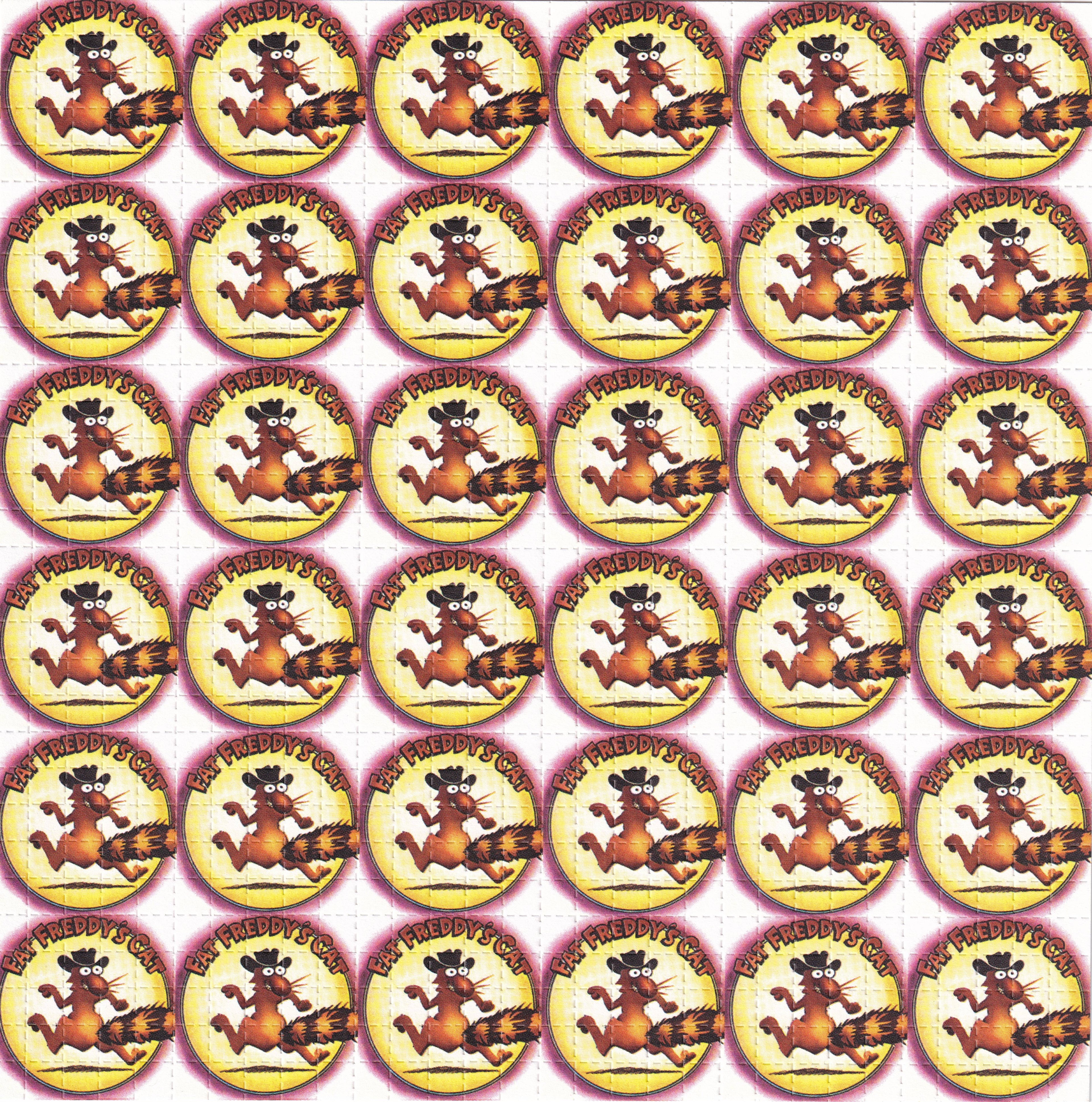 Freddy Fat Cat Blotter Art by John Blackburn