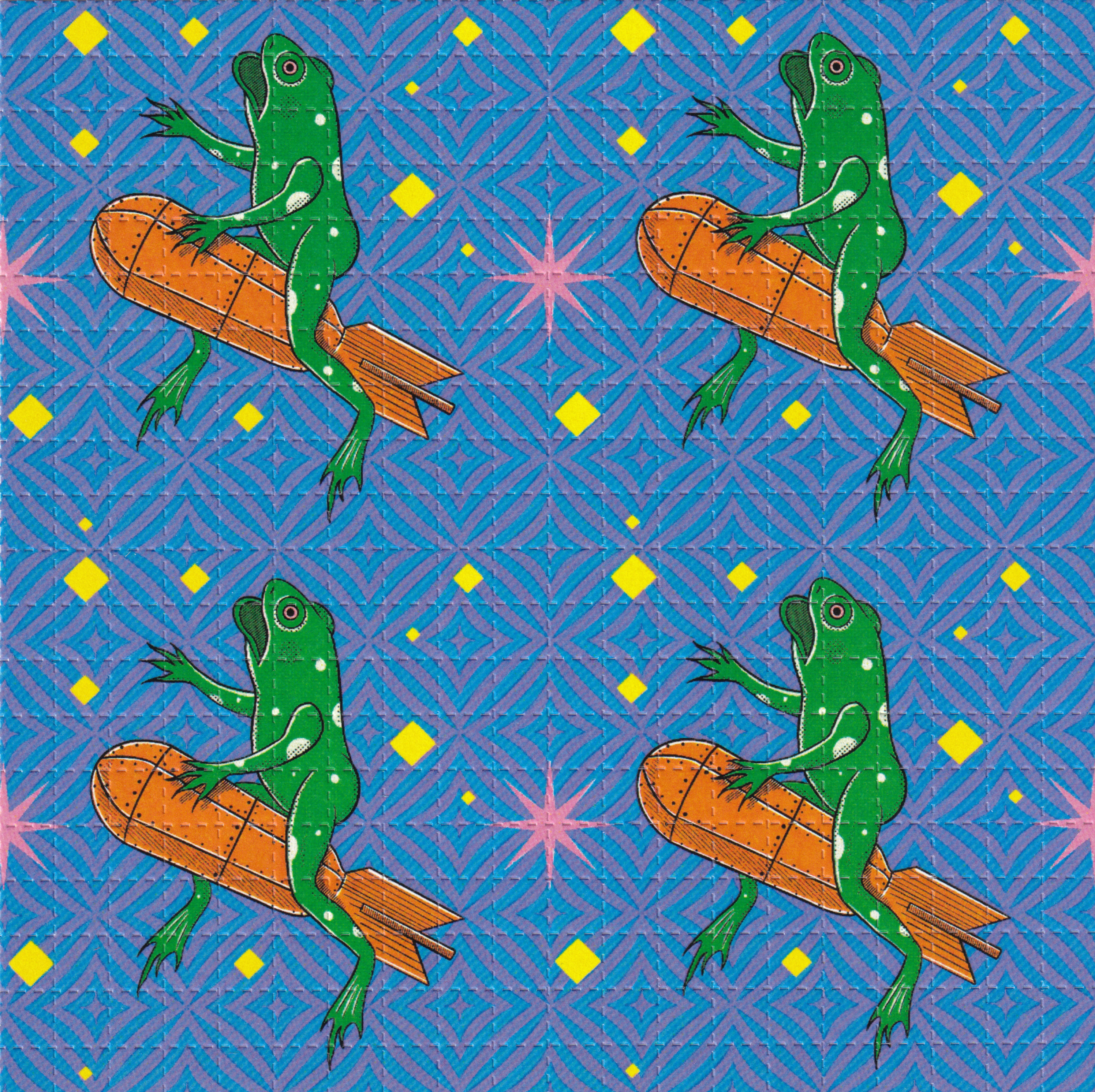 Frog Bomb Blotter Art By Ziero Muko