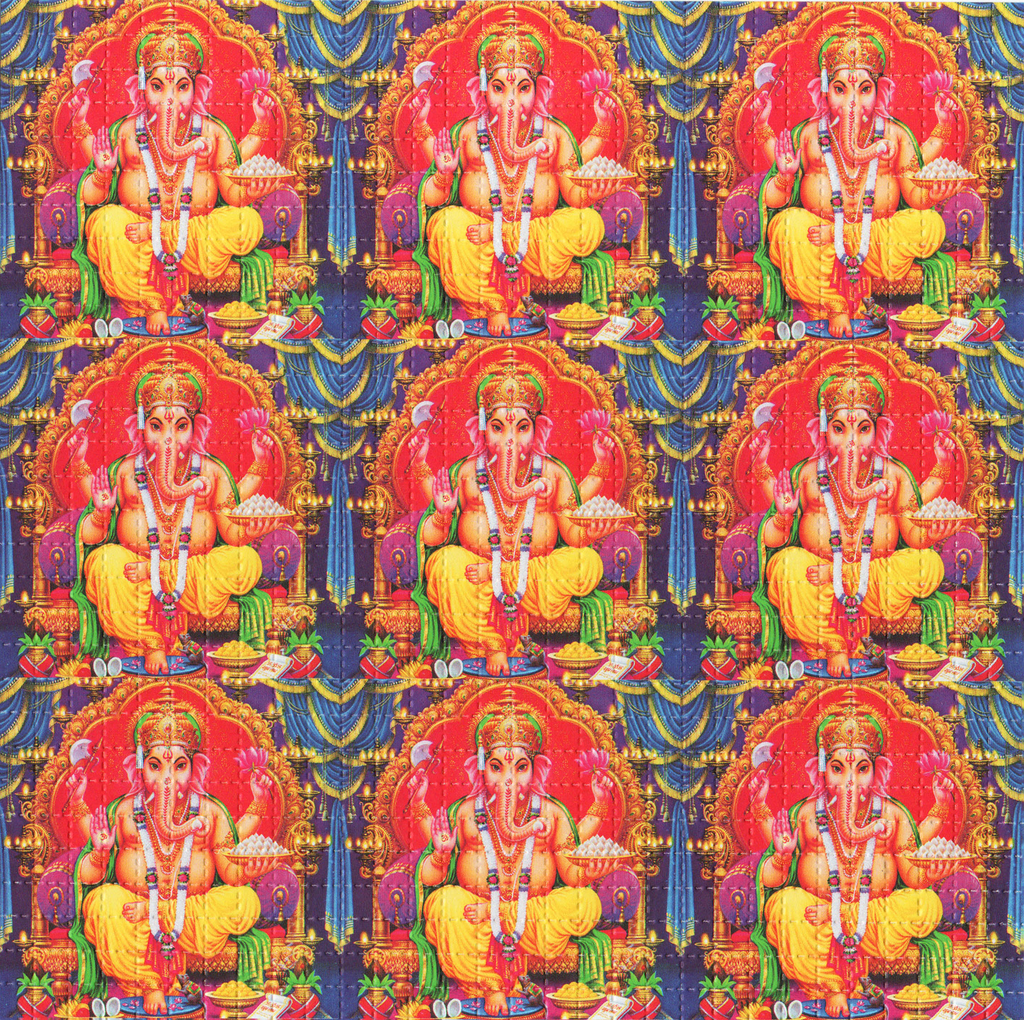 Ganesh 9 Panel Blotter Art