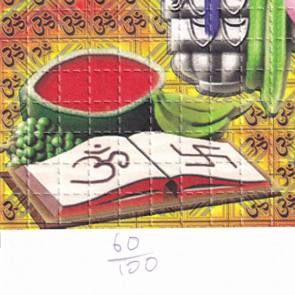 Ganesh Signed Blotter Art by Sun Pedro
