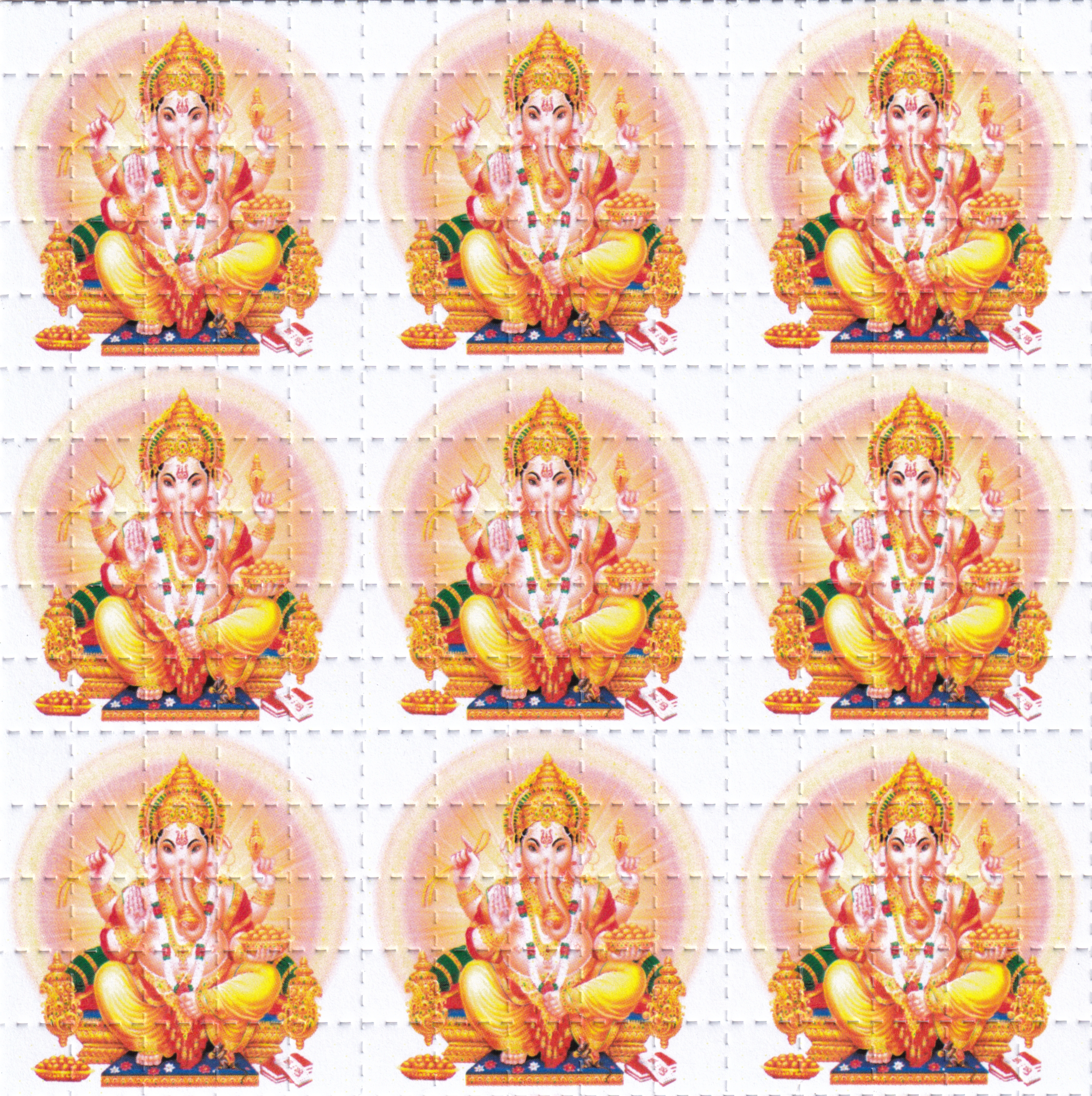Ganesha LSD Blotter Art