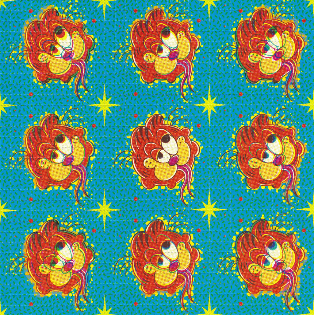 Garfield Blotter Art By Ziero Muko