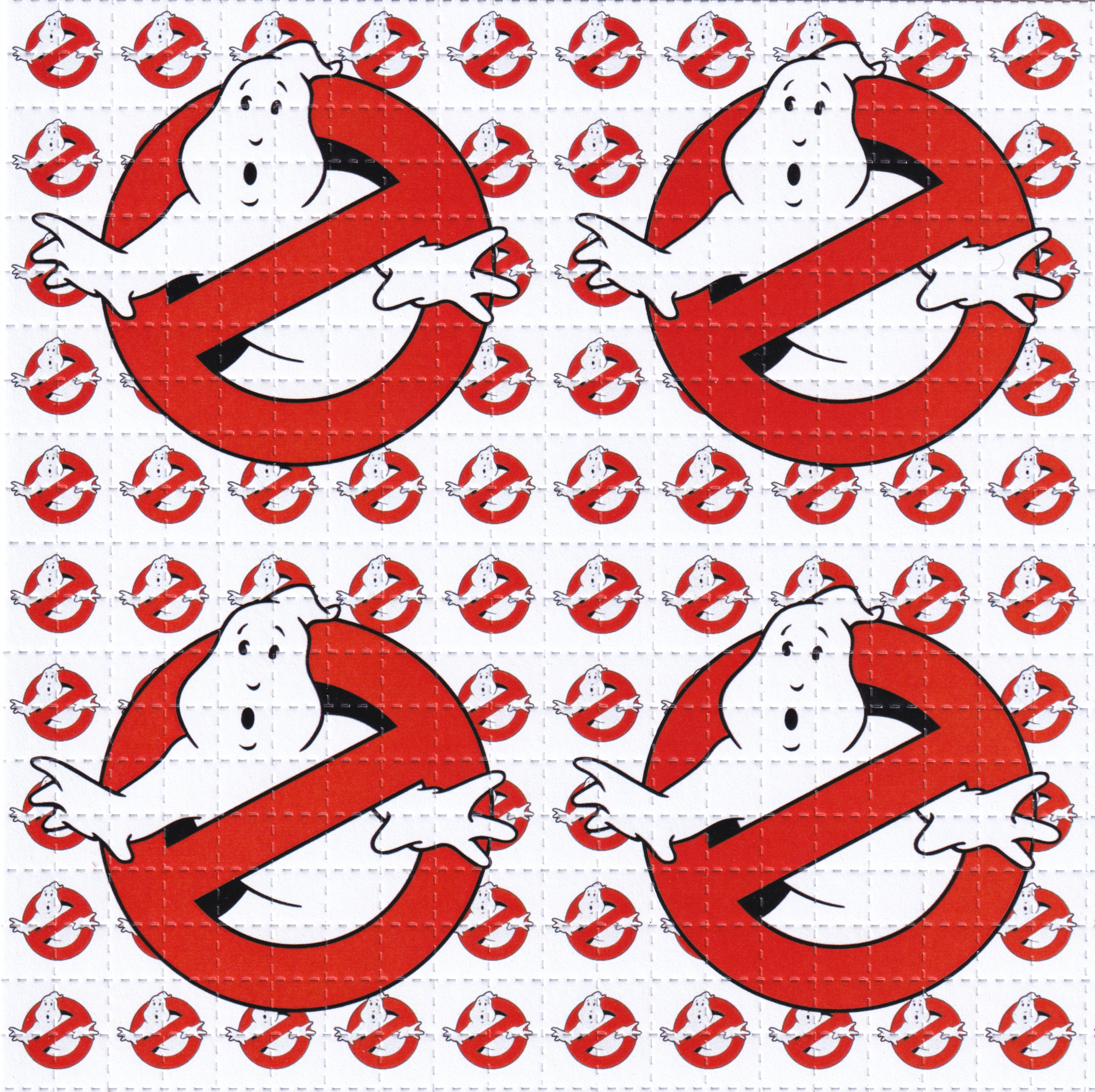 Ghostbusters LSD Blotter Art