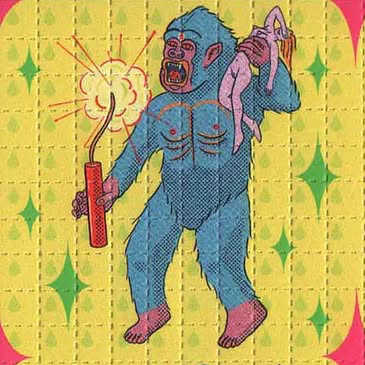 Gorilla Dynamite Blotter Art By Ziero Muko