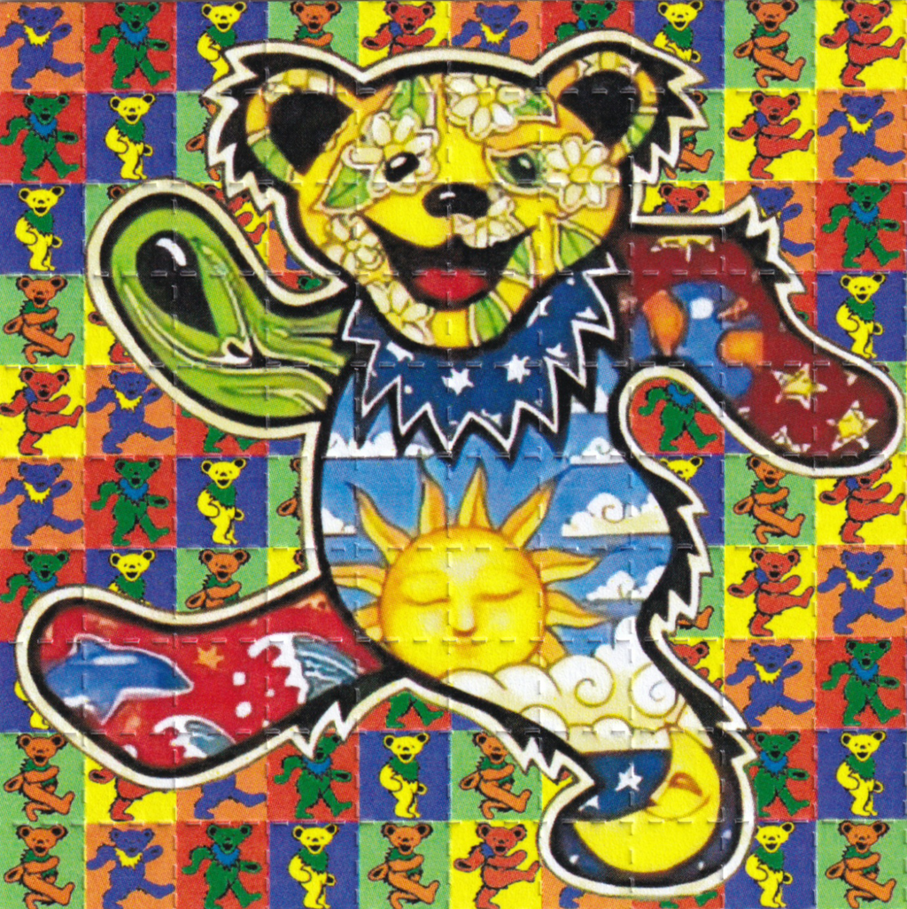 Grateful Dead Dancing Bear Blotter Art