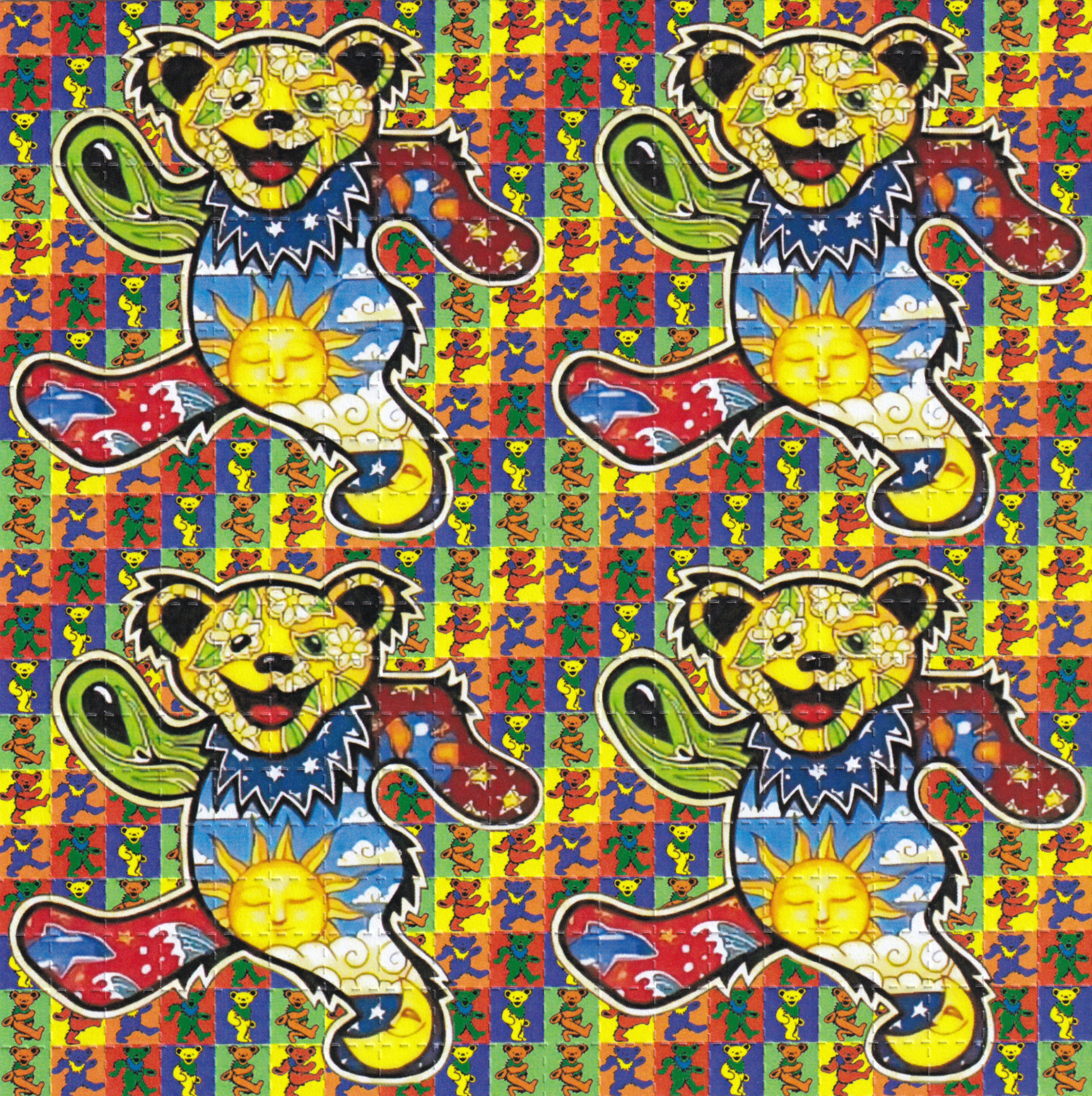 Grateful Dead Dancing Bear Blotter Art