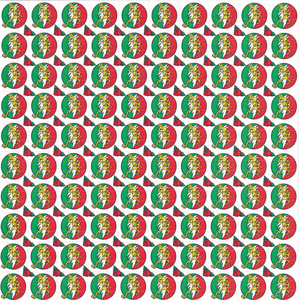 Grateful Dead Skeleton Blotter Art by John Blackburn