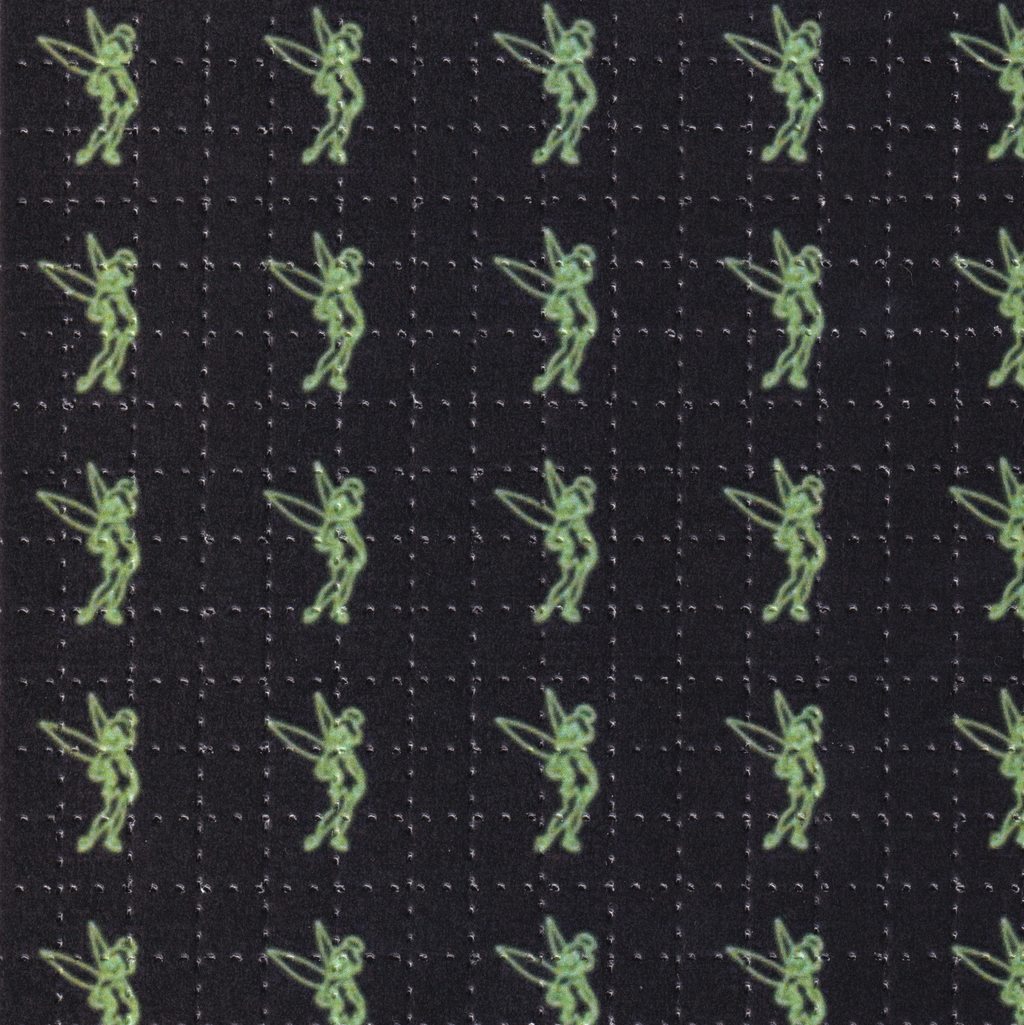 Tinkerbell Blotter Art (street sheet)