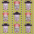 Hank & Sylvia by Lou Patrou (yellow) Blotter Art
