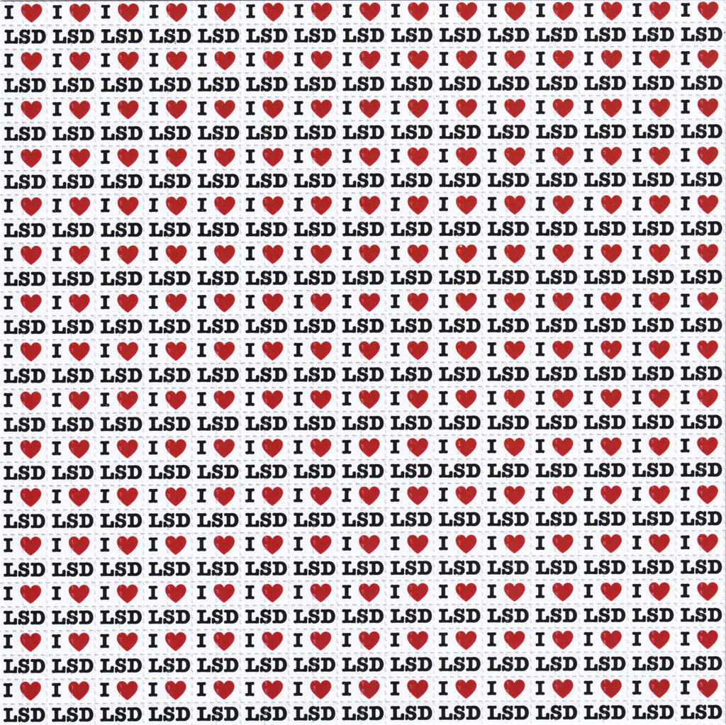 I Love LSD Blotter Art