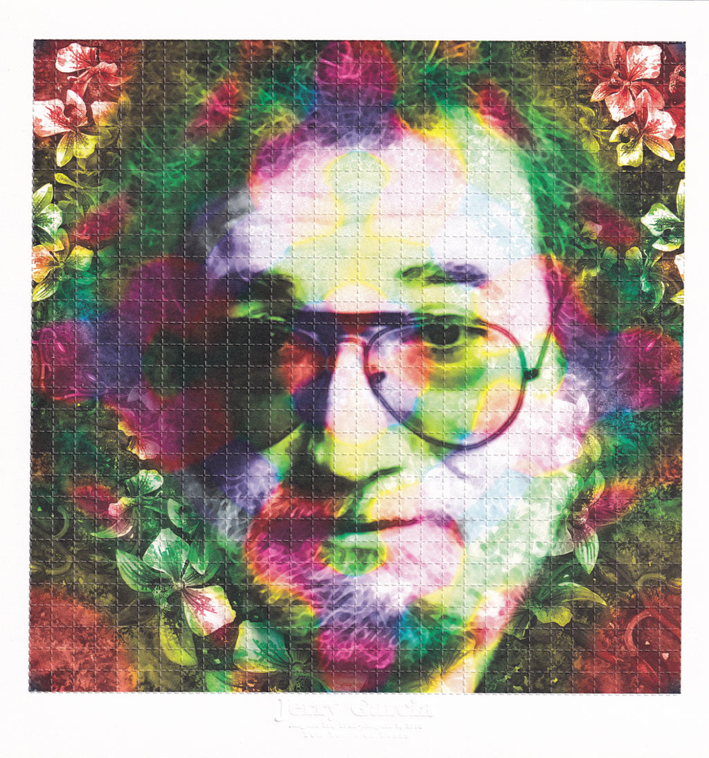 Jerry Garcia Blotter Art by Wes Black (2005)