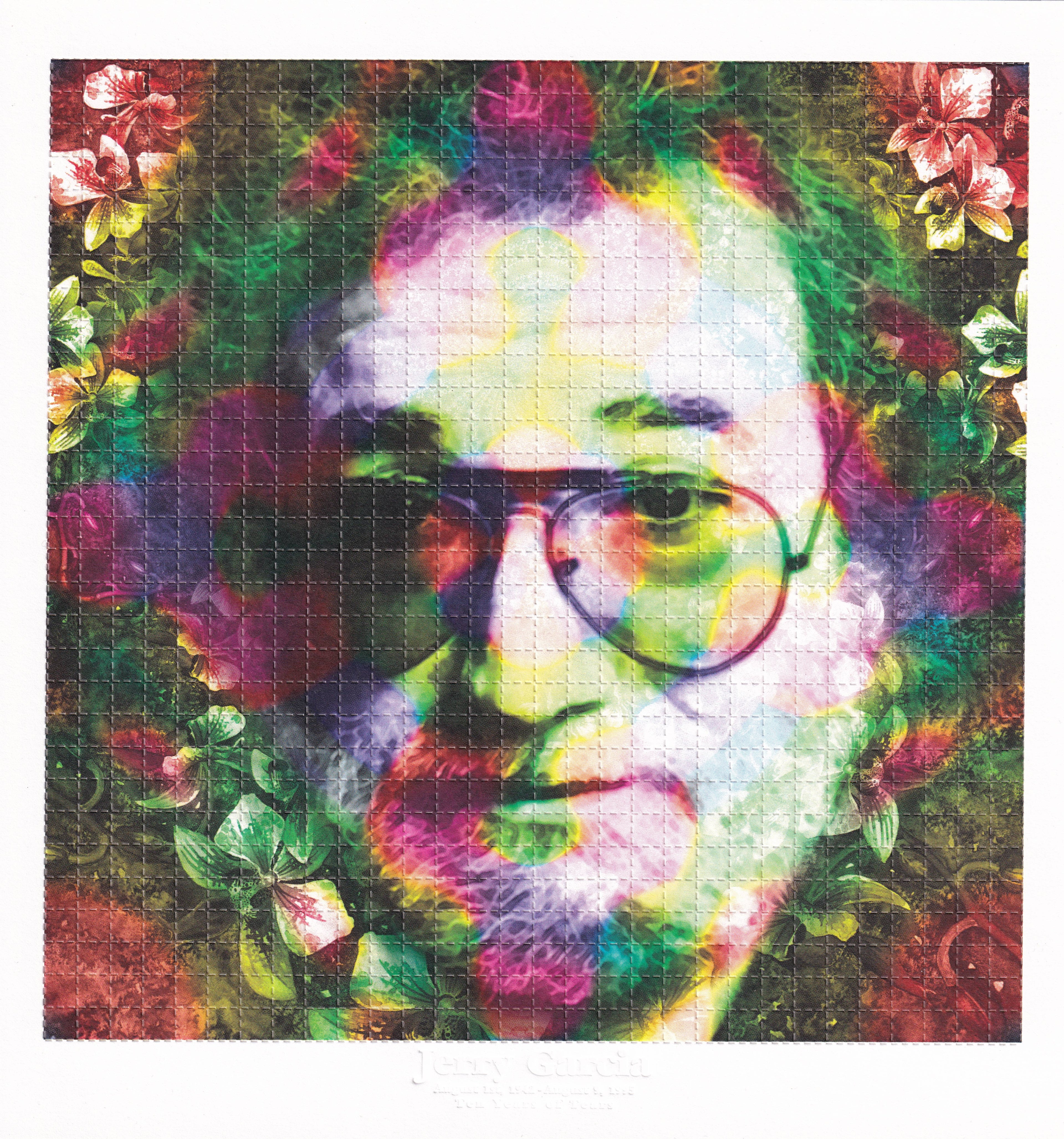 Jerry Garcia Blotter Art by Wes Black (2005)