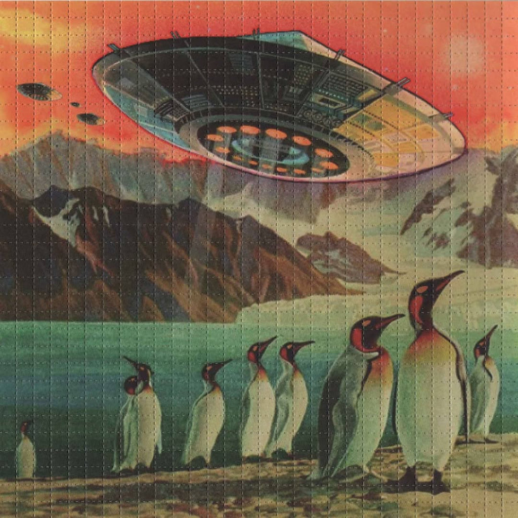Jesus Penguins Blotter Art By Ziero Muko (Double Sided)