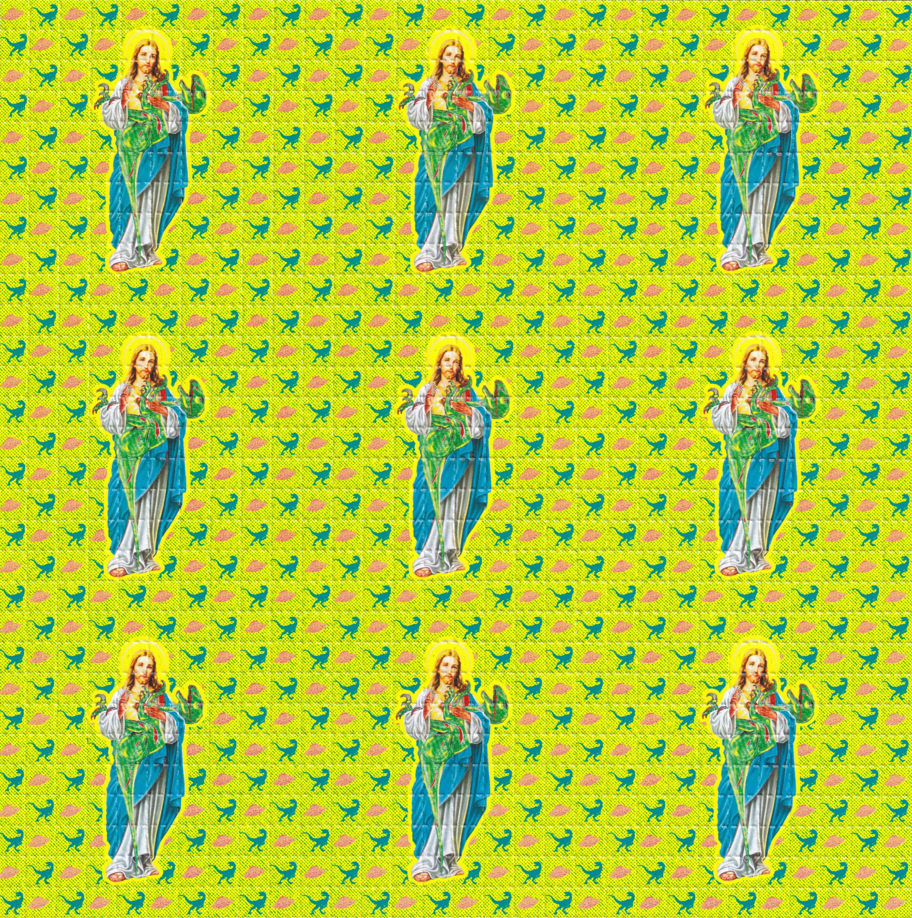 Jesus Blotter Art By Ziero Muko