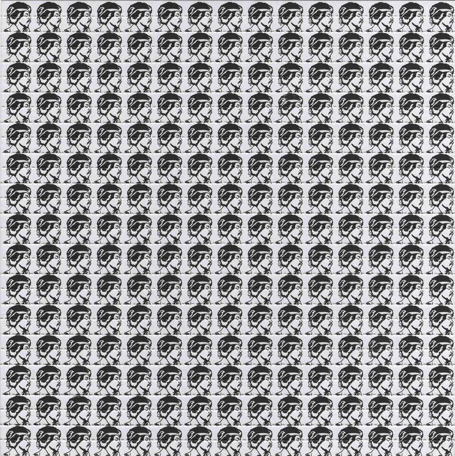 Jimi Hendrix Double Sided Blotter Art