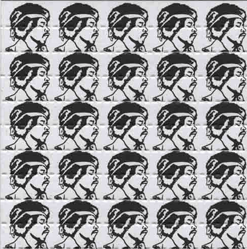 Jimi Hendrix 2000's Double Sided Blotter Art