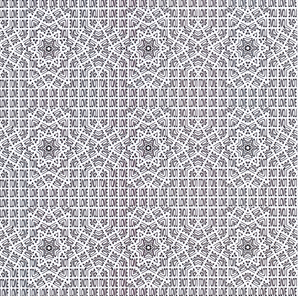Love Spiral Blotter Art