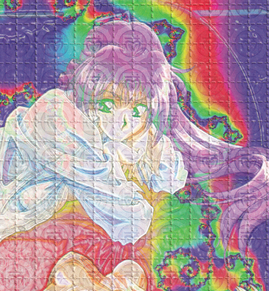 Lovely Angels Blotter Art by Lucifer (2000's)