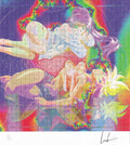 Lovely Angels Signed Blotter Art by Lucifer