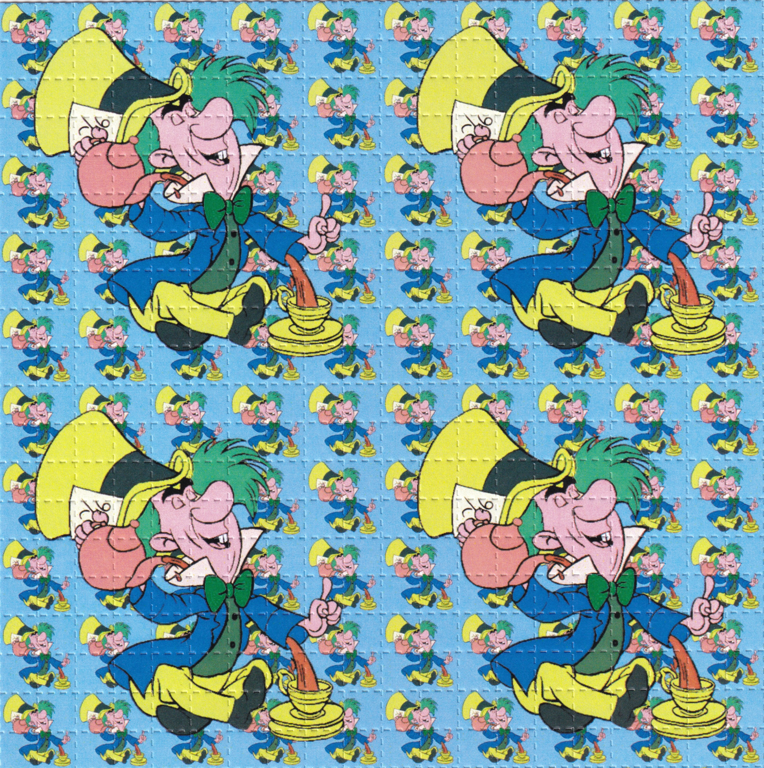 Mad Hatter 9 Panel Blotter Art