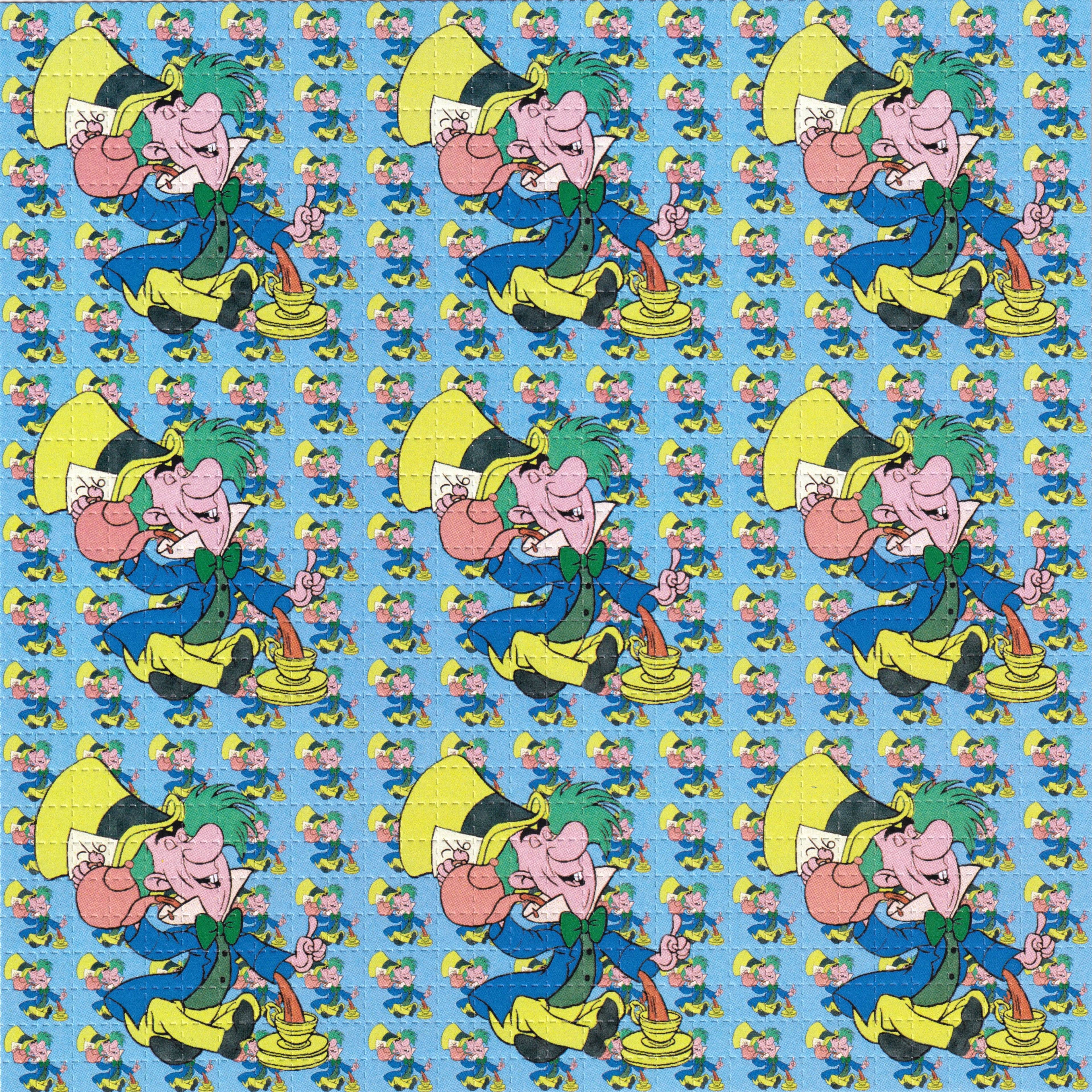 Mad Hatter 9 Panel Blotter Art