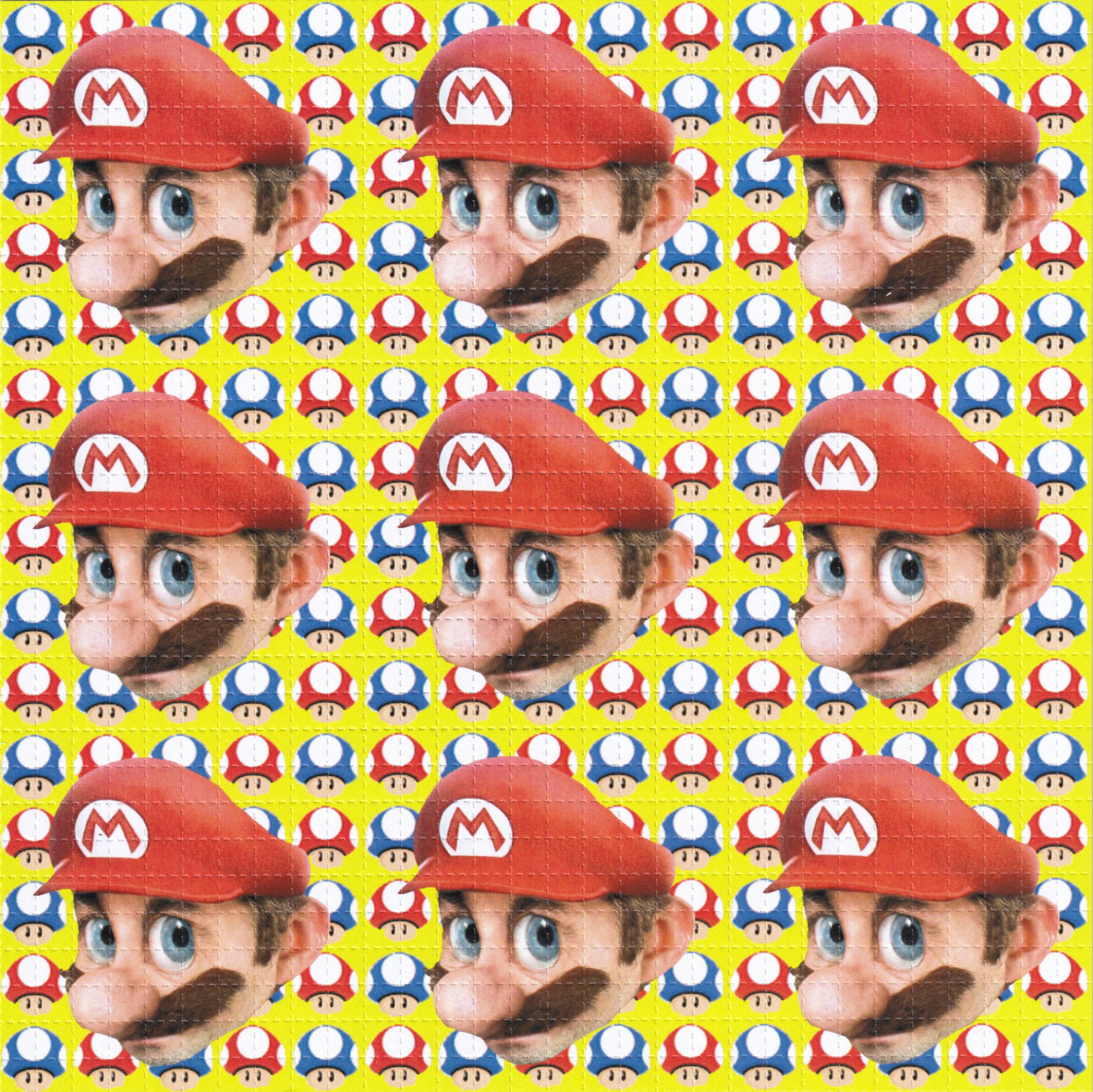 Mario Blotter Art