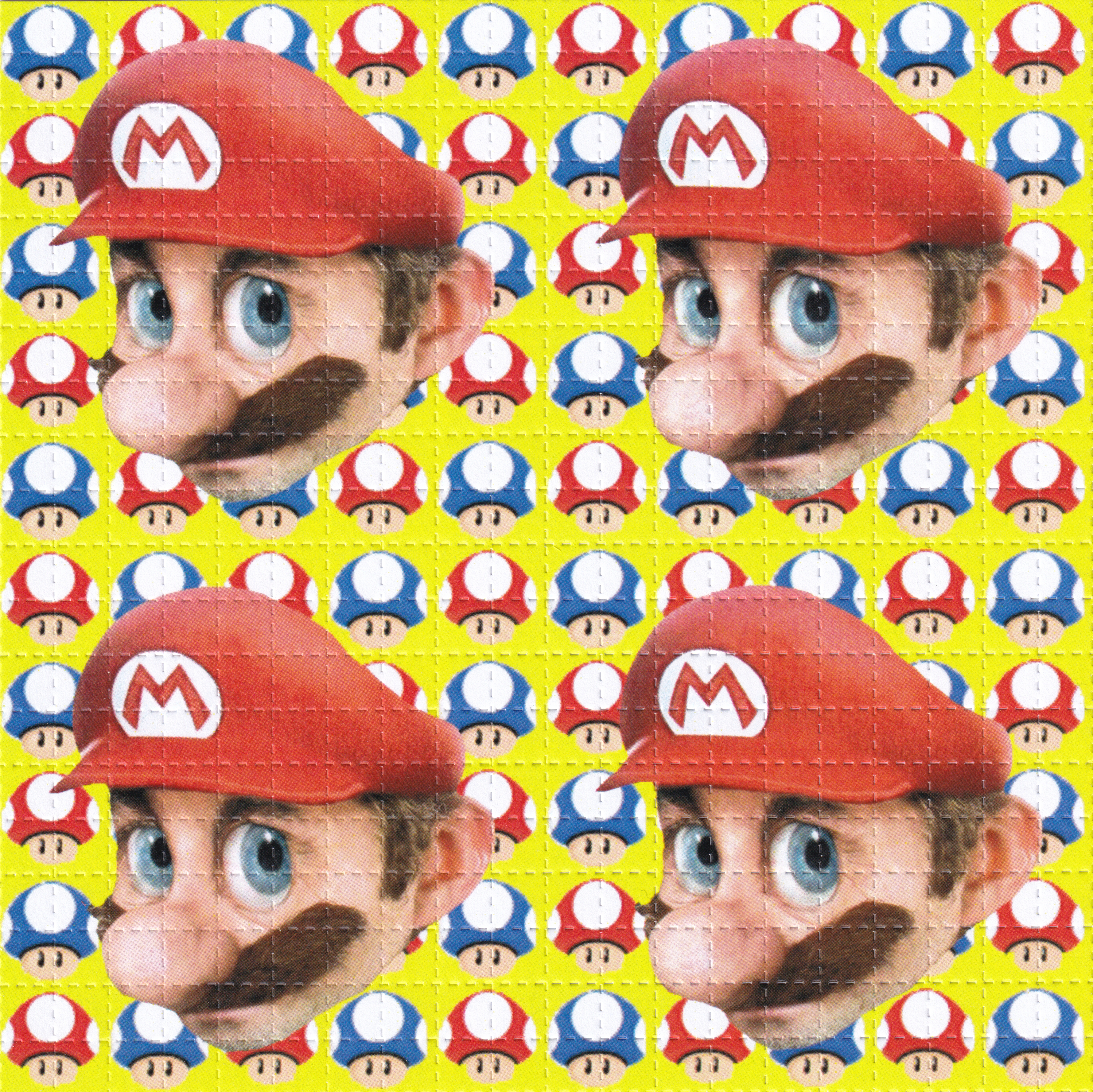 Mario Blotter Art
