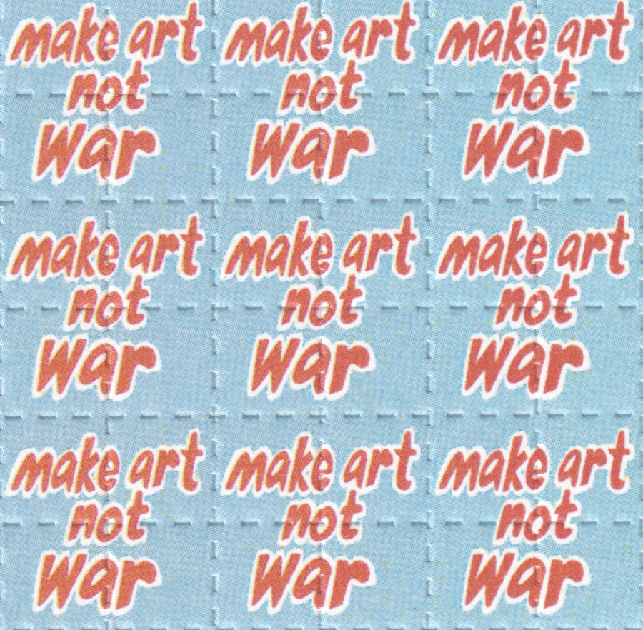 Mark Art Not War Acid Art Print