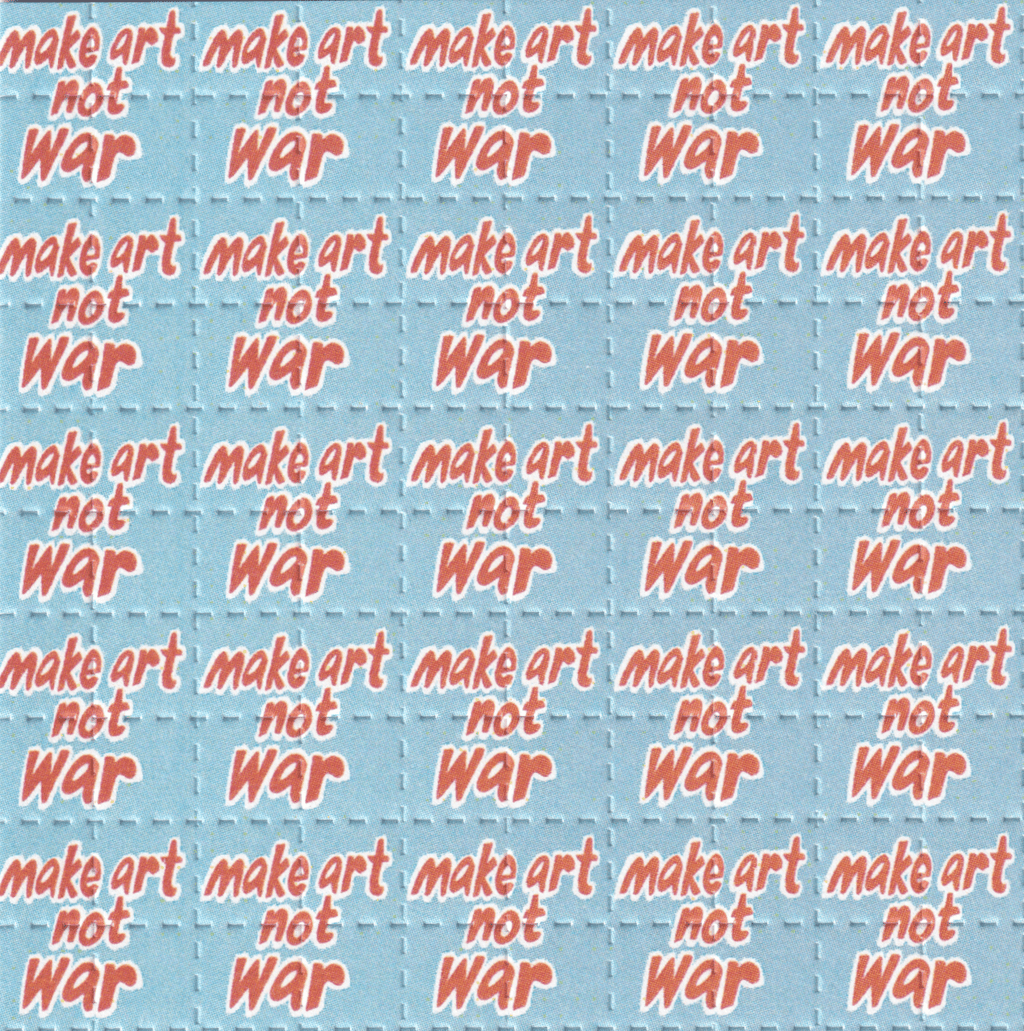 Mark Art Not War LSD Acid Blotter Art Print