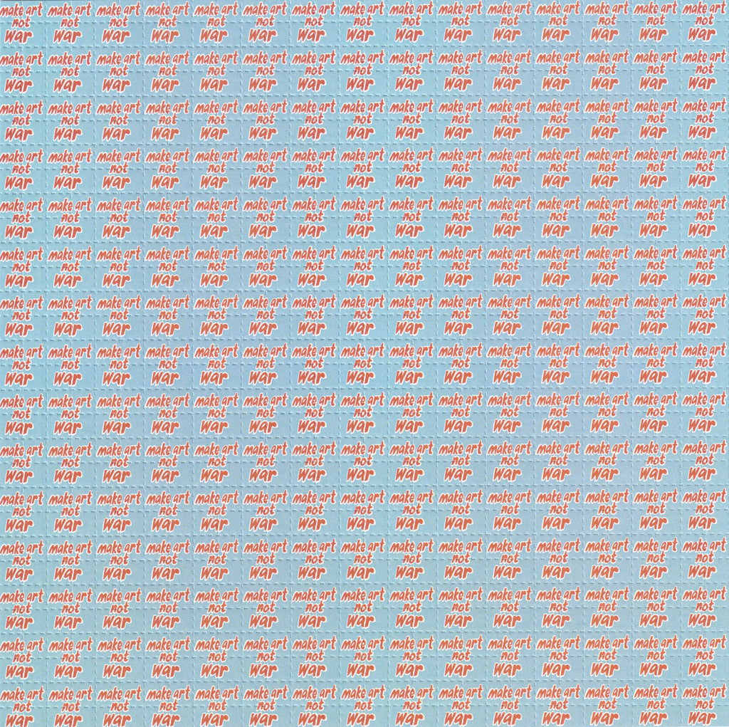 Mark Art Not War Blotter Art
