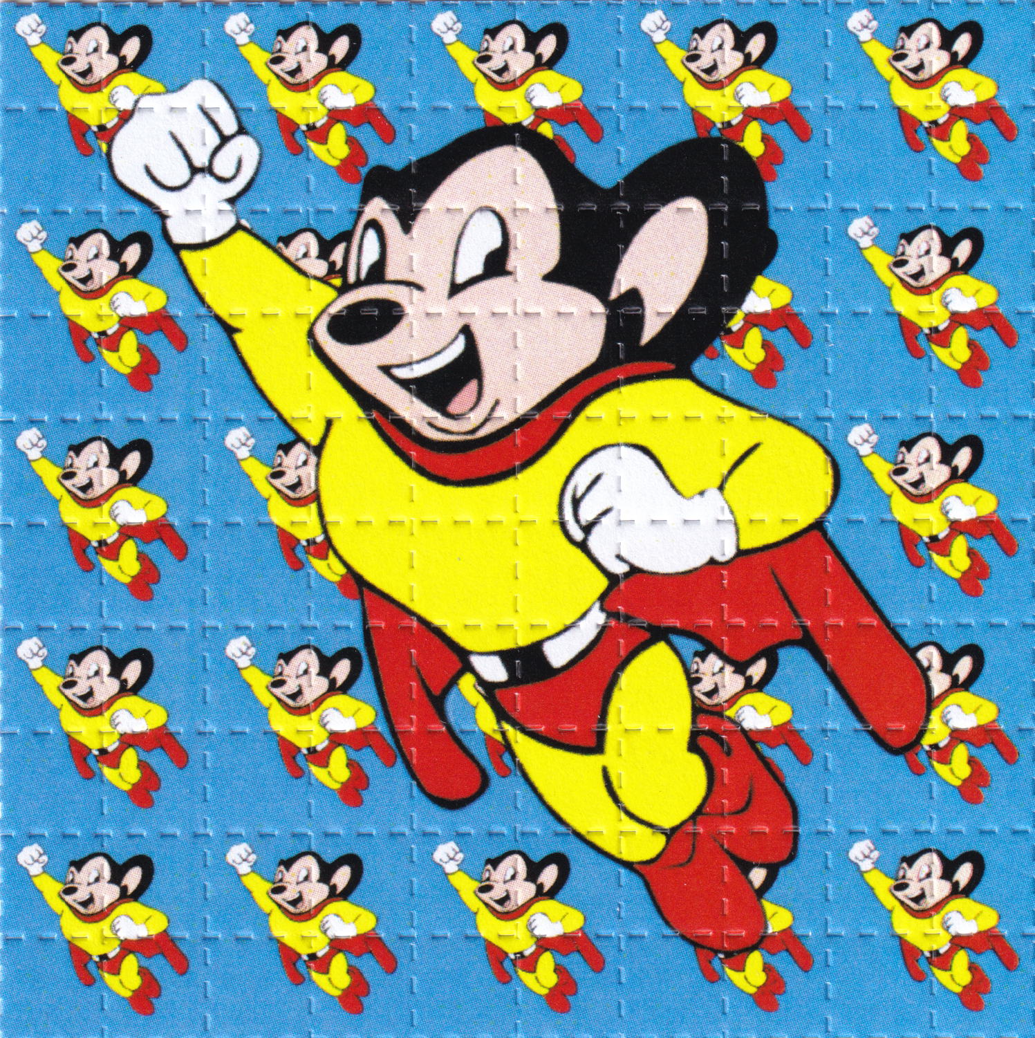 Mighty Mouse 9 Panel Blotter Art