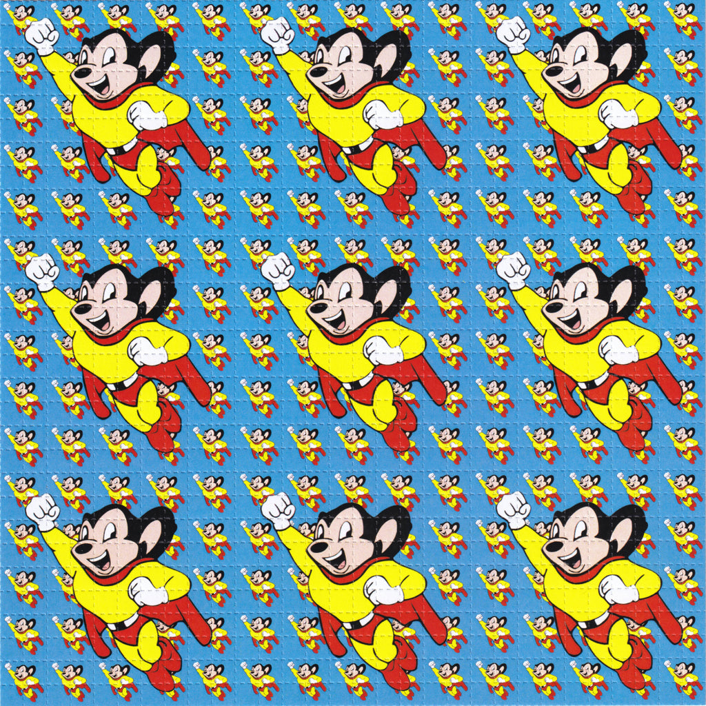 Mighty Mouse 9 Panel Blotter Art