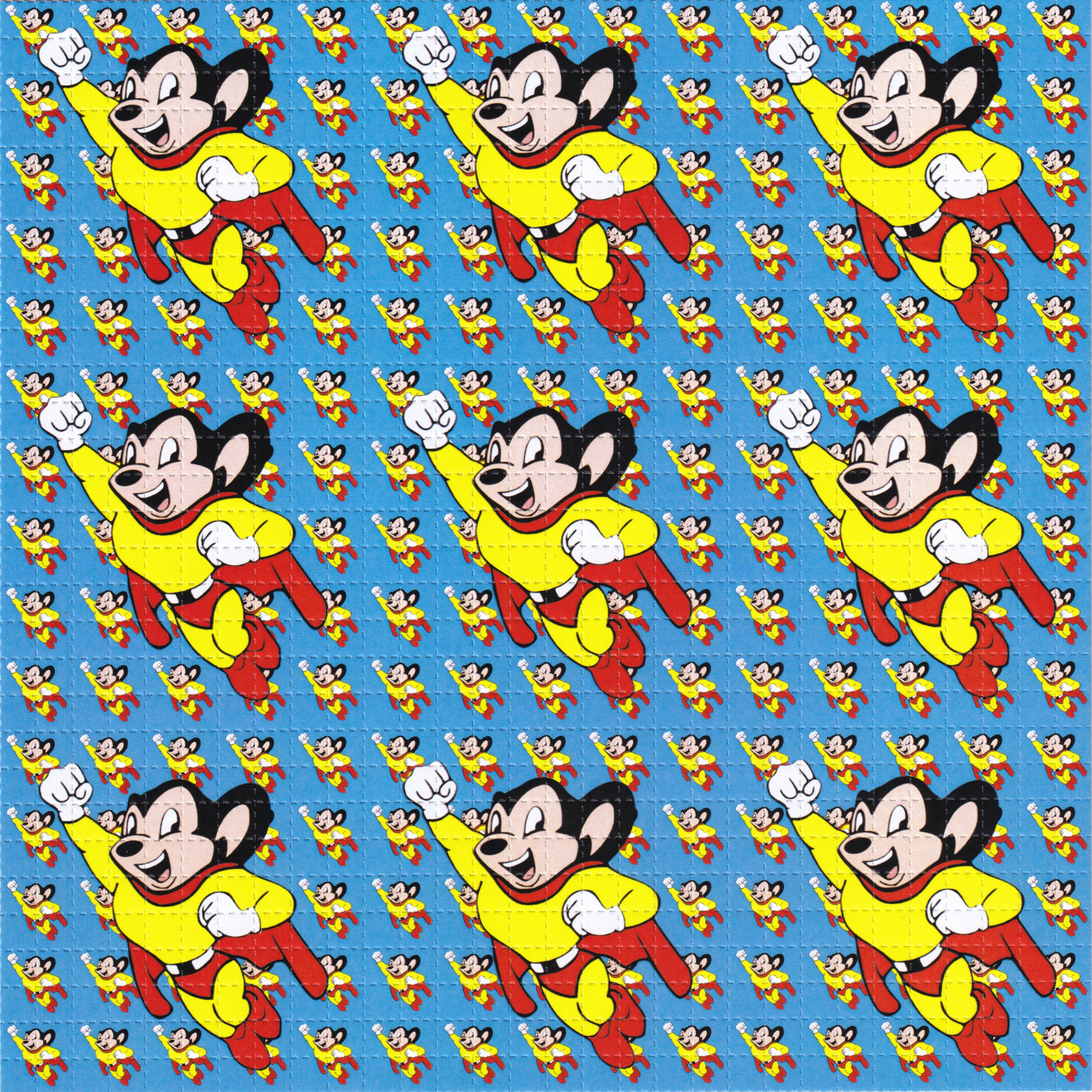 Mighty Mouse 9 Panel Blotter Art