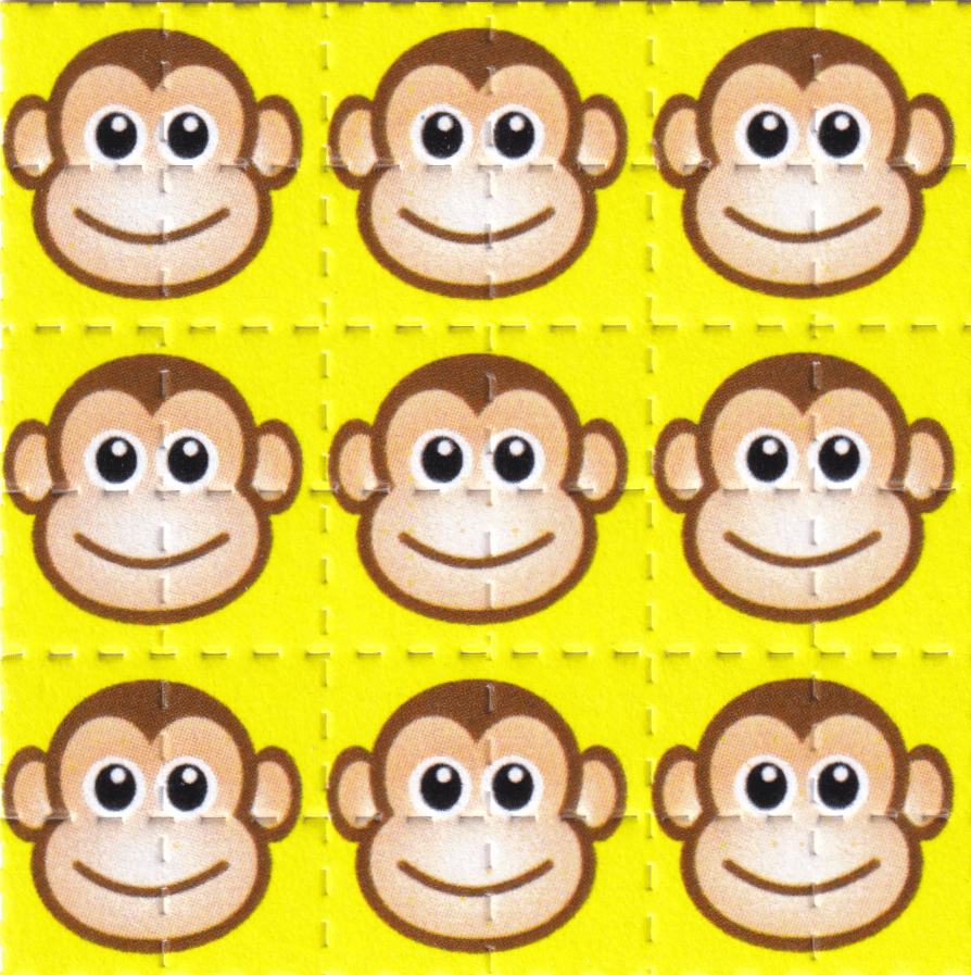 Monkey LSD Acid Blotter Art
