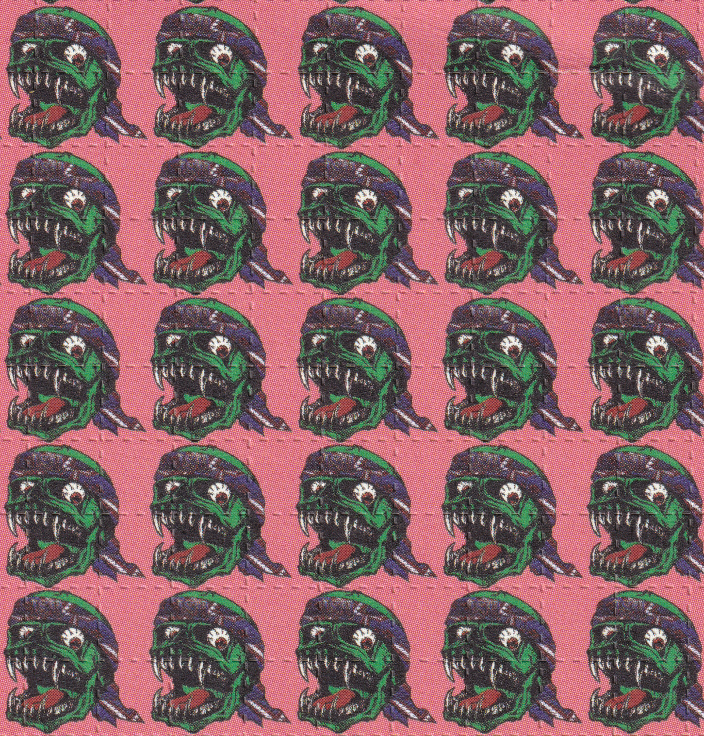 Monster By Mark McCloud Vintage Blotter Art