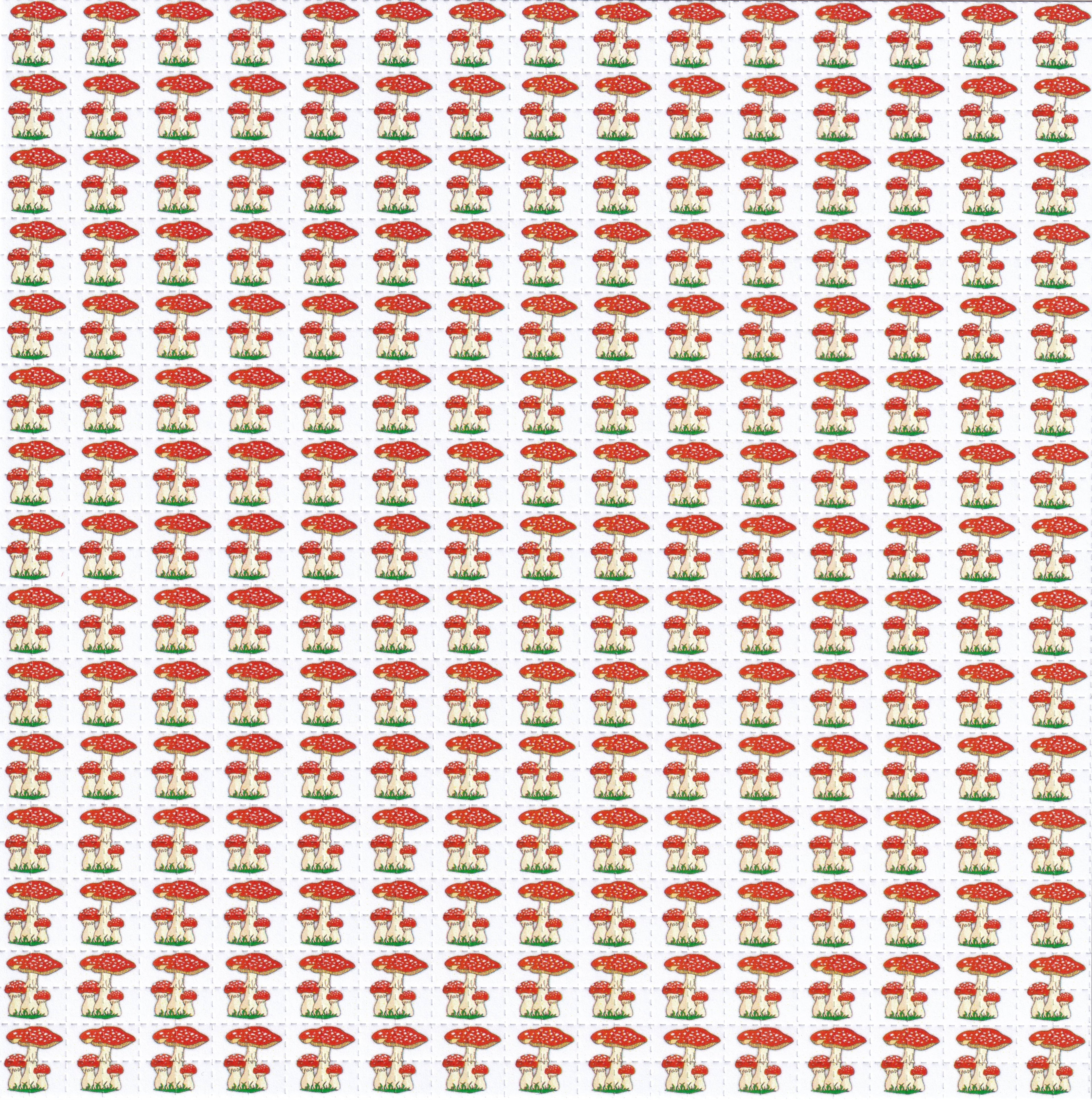 Mushroom Blotter Art