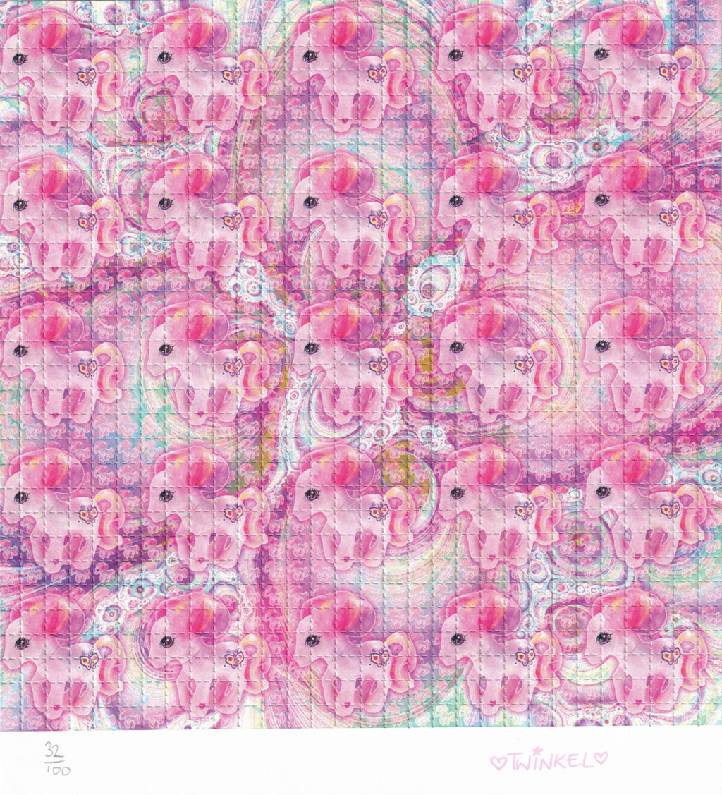 My Little Pony Signed Blotter Art by Twinkle (2000's)