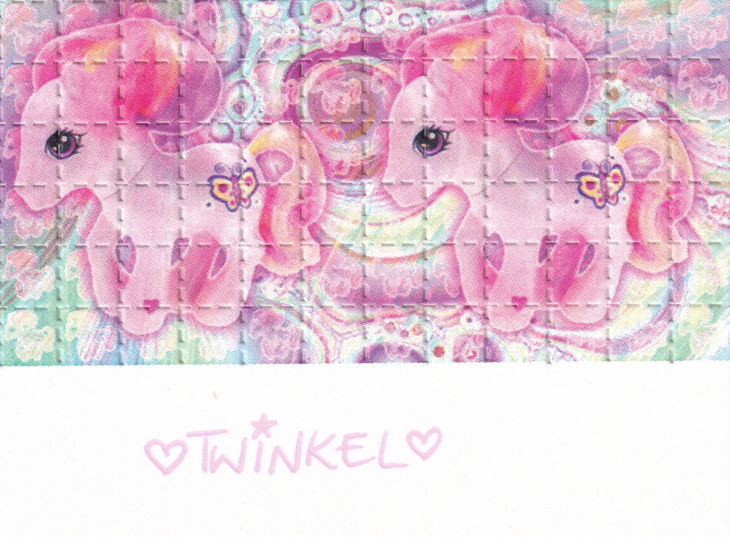 My Little Pony Signed Blotter Art by Twinkle