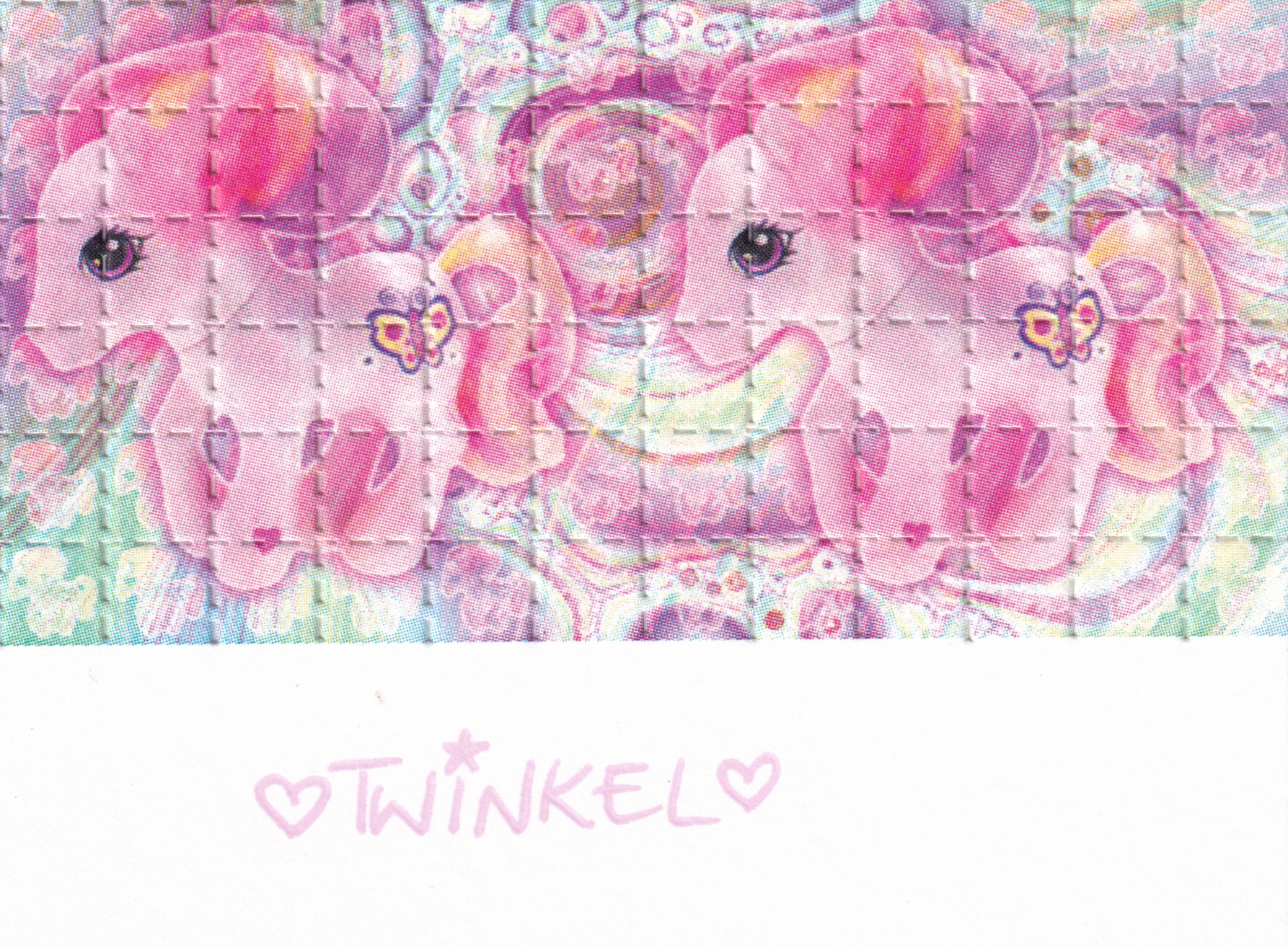 My Little Pony Signed Blotter Art by Twinkle