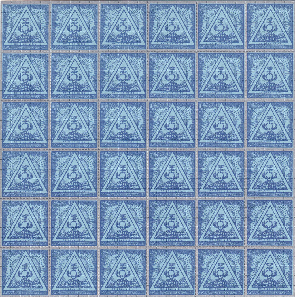 N.E. Plus Ultra Blue Blotter Art (2000's)