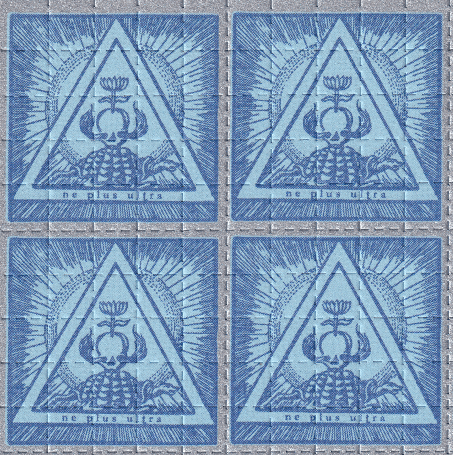 N.E. Plus Ultra Blue Blotter Art (2000's)