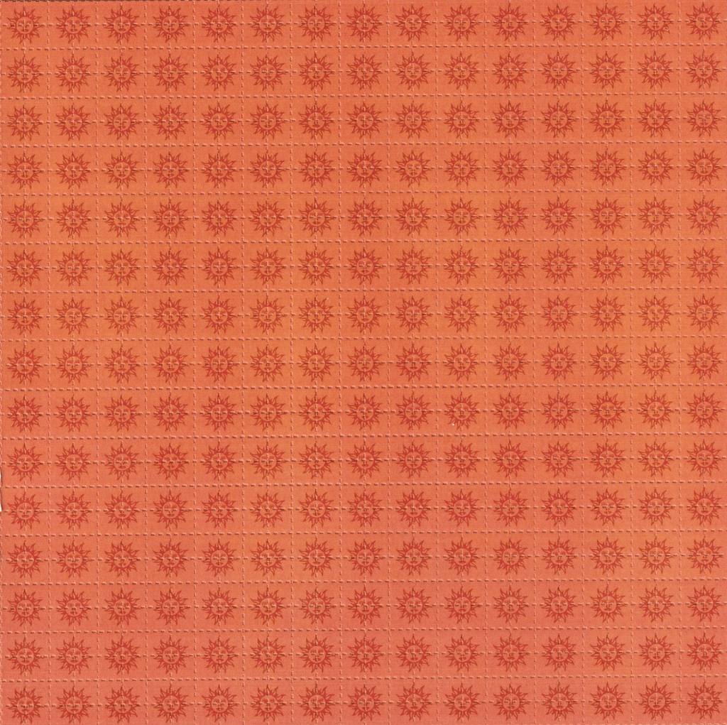 Orange Sunshine Blotter Art