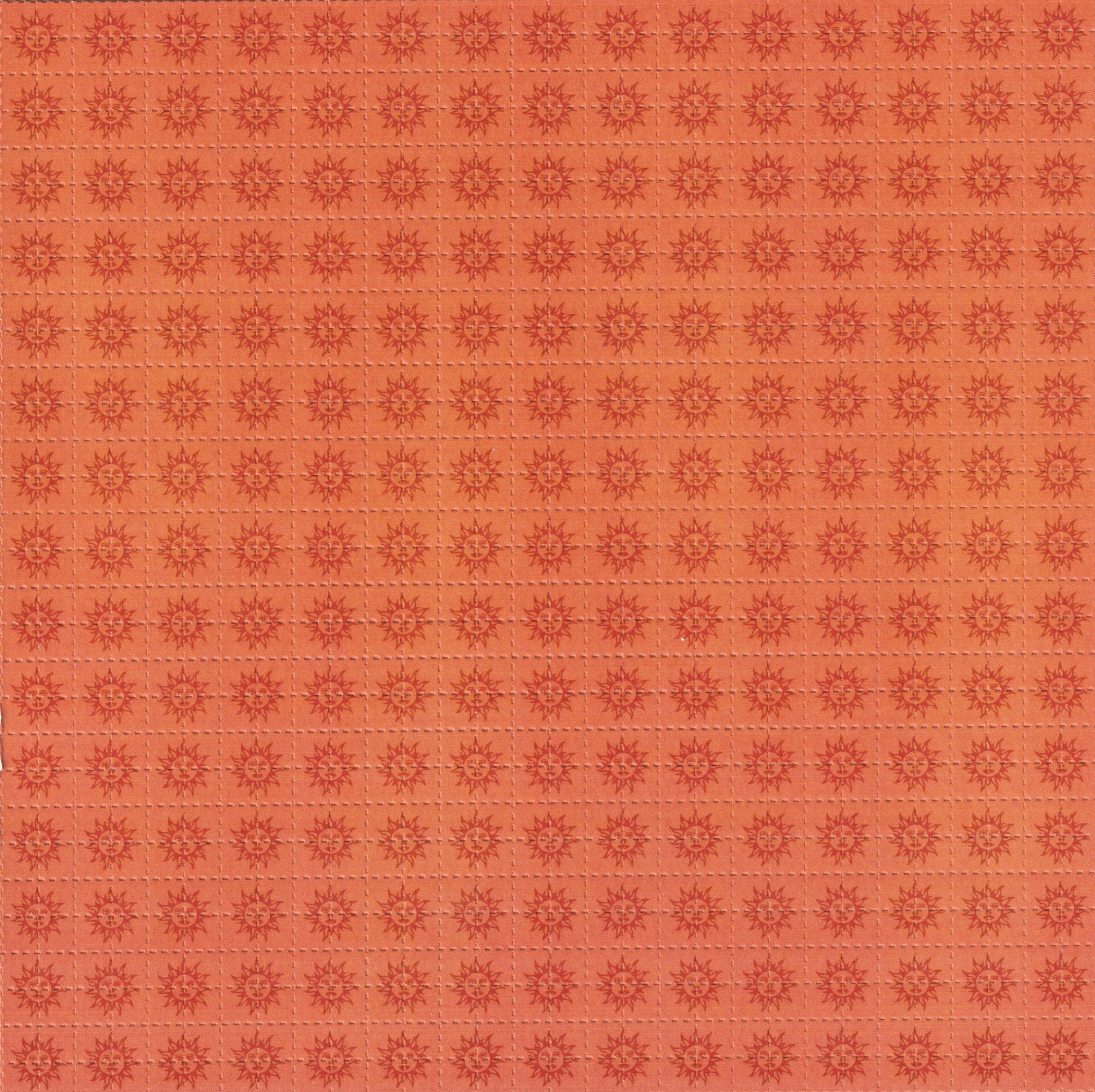 Orange Sunshine Blotter Art