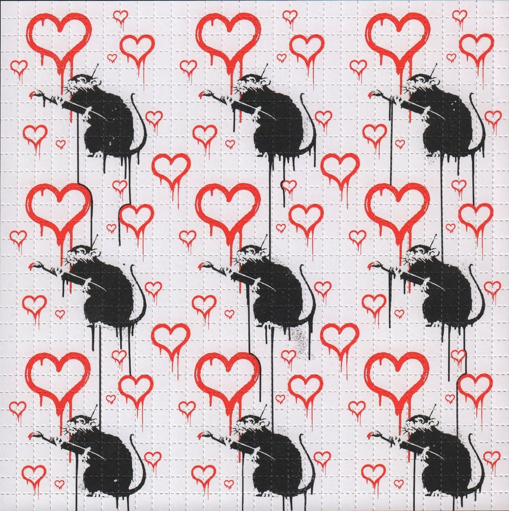 Painter Rat Blotter Art By Ziero Muko