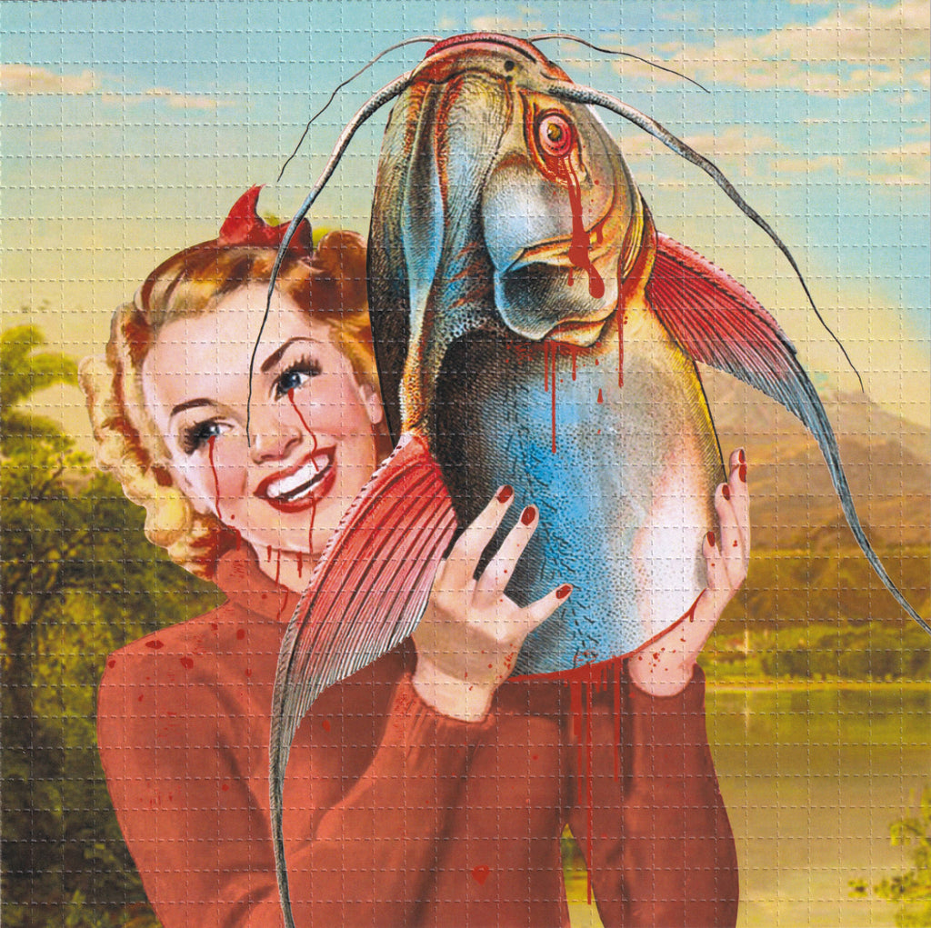 Phone Call LSD Acid Blotter Art By Ziero Muko