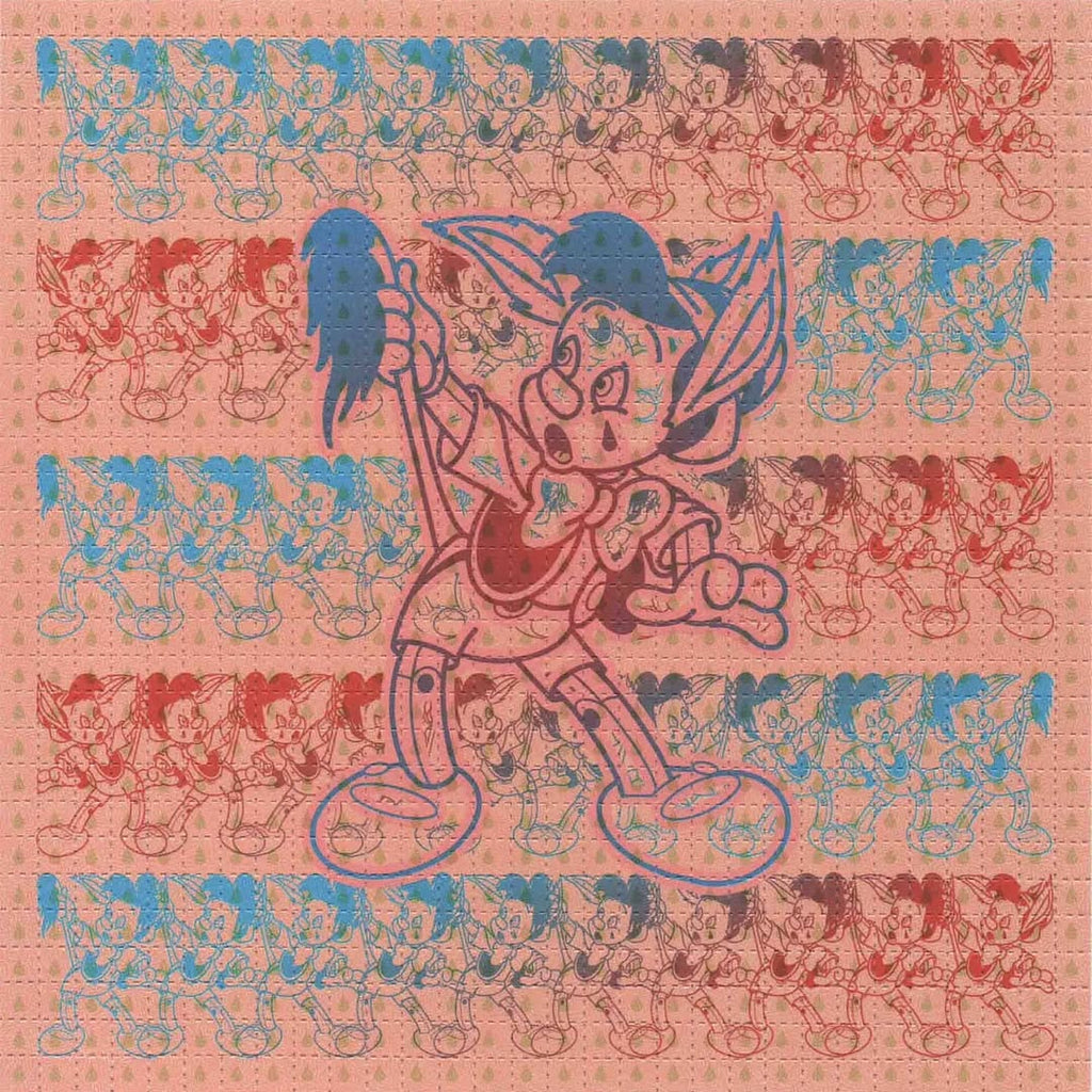 Pinocchio Blotter Art By Ziero Muko