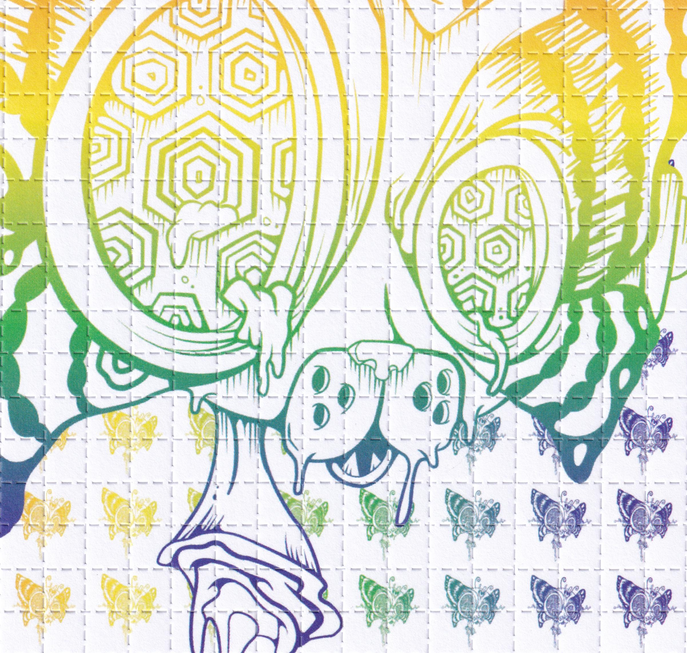 Bug LSD Blotter Art by Jen Urban
