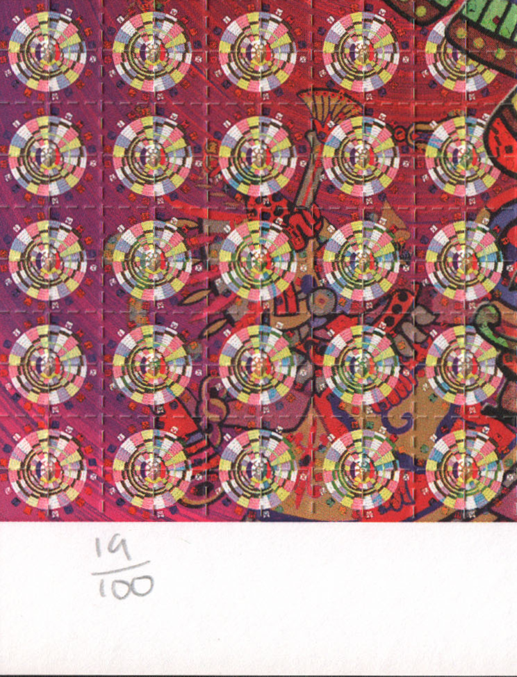 QuatzQuatel 2000's Blotter Art by Lucifer